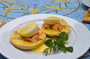 Lobster Eggs Bennedict